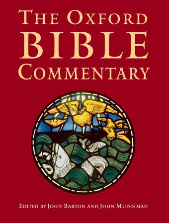 The Oxford Bible Commentary book cover