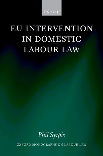 Eu Intervention In Domestic Labour Law book cover