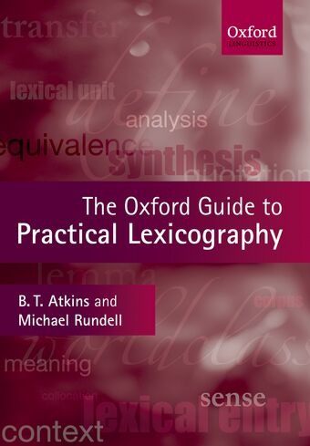The Oxford Guide to Practical Lexicography book cover