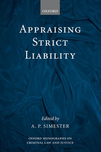 Appraising Strict Liability book cover
