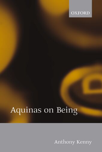 Aquinas on Being book cover