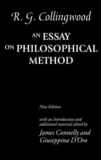 An Essay on Philosophical Method book cover
