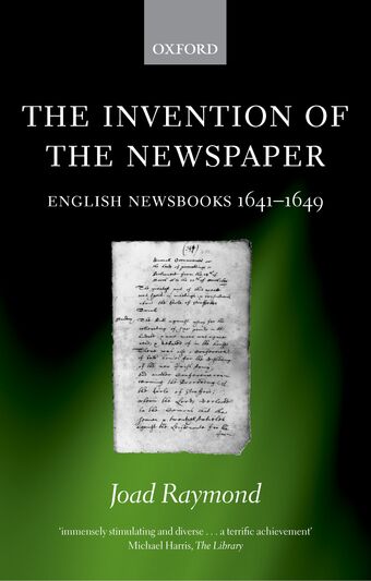 The Invention of the Newspaper book cover