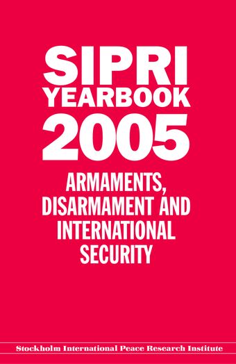 SIPRI Yearbook 2005 book cover