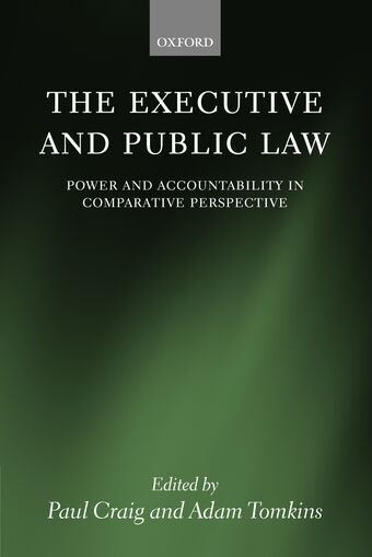The Executive and Public Law book cover