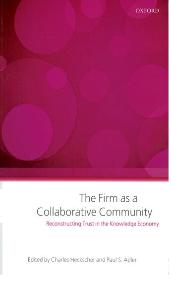 The Firm as a Collaborative Community book cover