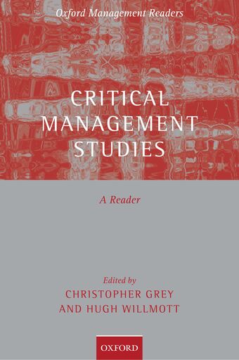 Critical Management Studies book cover
