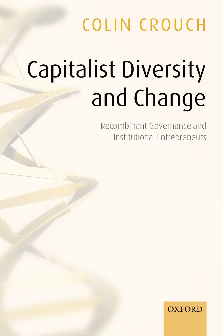 Capitalist Diversity and Change book cover