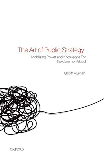 The Art of Public Strategy A Guide To Designing and Implementing Strategies That book cover