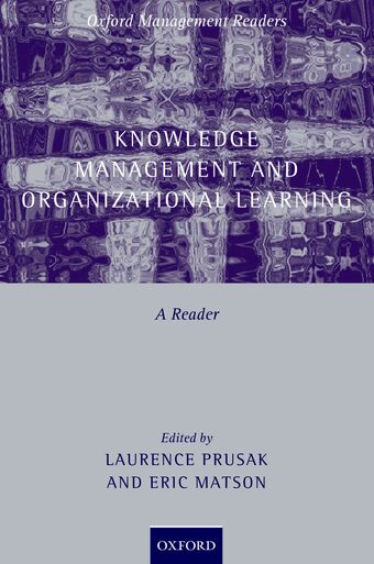 Knowledge Management and Organizational Learning book cover
