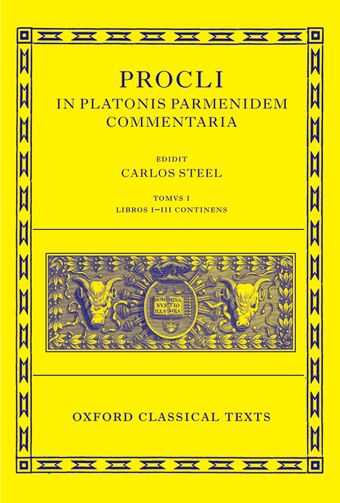 Procli in Platonis Parmenidem Commentaria book cover