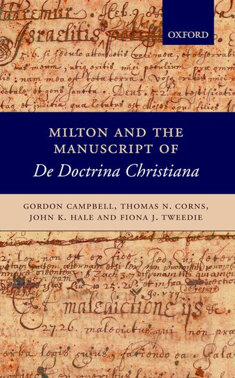 Milton and the Manuscript of De Doctrina Christiana book cover