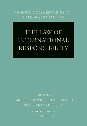 The Law of International Responsibility book cover