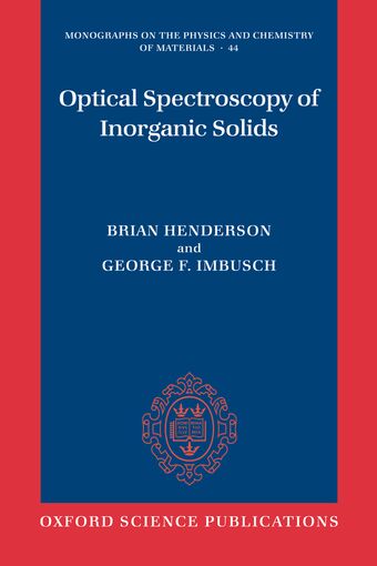 Optical Spectroscopy of Inorganic Solids book cover