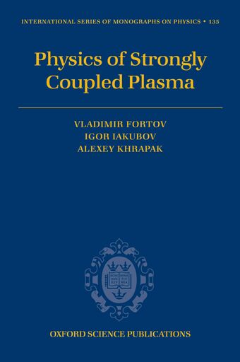 Physics of Strongly Coupled Plasma book cover