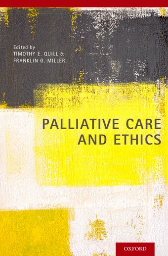 Palliative Care and Ethics book cover