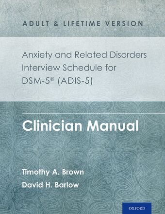 Anxiety and Related Disorders Interview Schedule for DSM-5 (ADIS-5) book cover