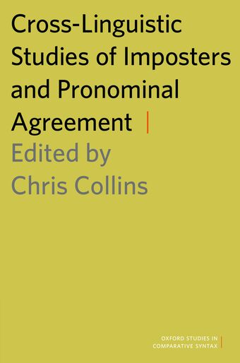 Cross-Linguistic Studies of Imposters and Pronominal Agreement book cover