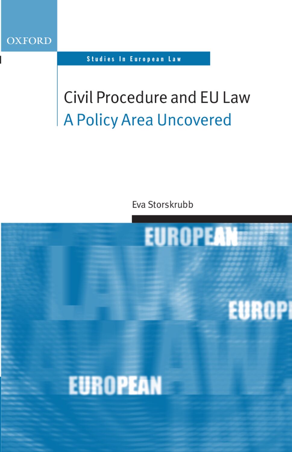 Civil Procedure and EU Law book cover
