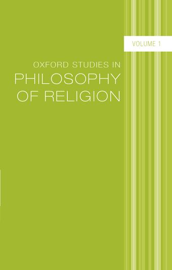 Oxford Studies in Philosophy of Religion book cover