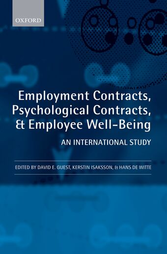 Employment Contracts, Psychological Contracts, and Employee Well-Being book cover