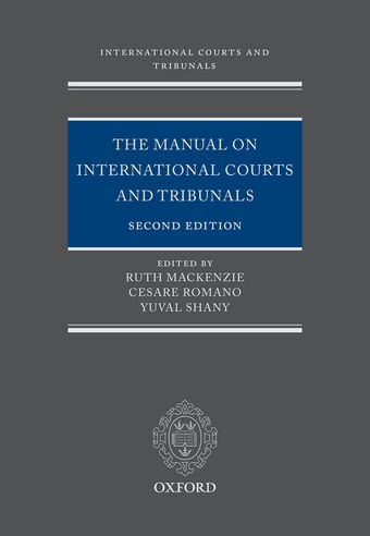 The Manual on International Courts and Tribunals book cover