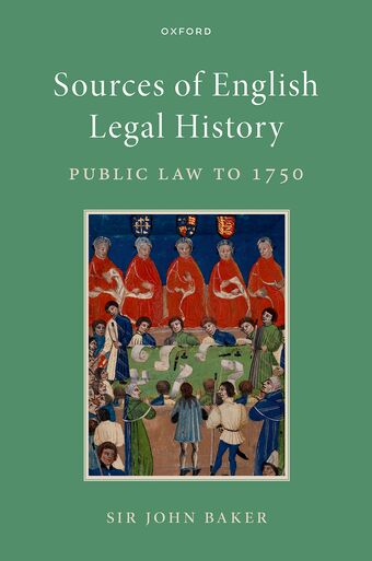 Sources of English Legal History Public Law to 1750 book cover