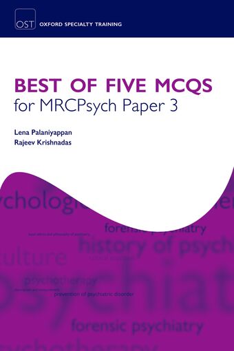 Best of Five MCQs FOR MRCPsych Paper 3 book cover