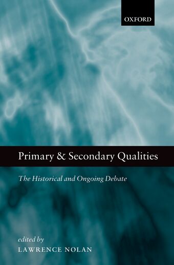 Primary and Secondary Qualities book cover