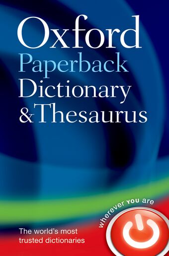 Oxford Paperback Dictionary and Thesaurus book cover