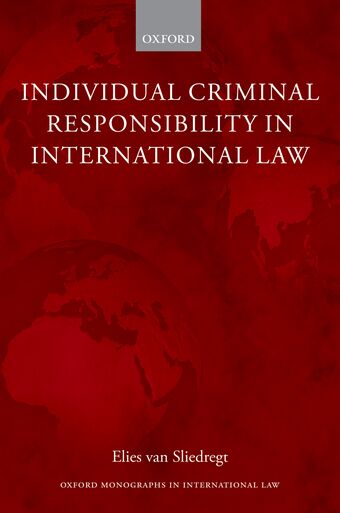 Individual Criminal Responsibility in International Law book cover