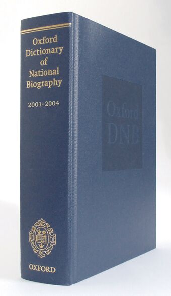 Oxford Dictionary of National Biography 2001-2004 book cover