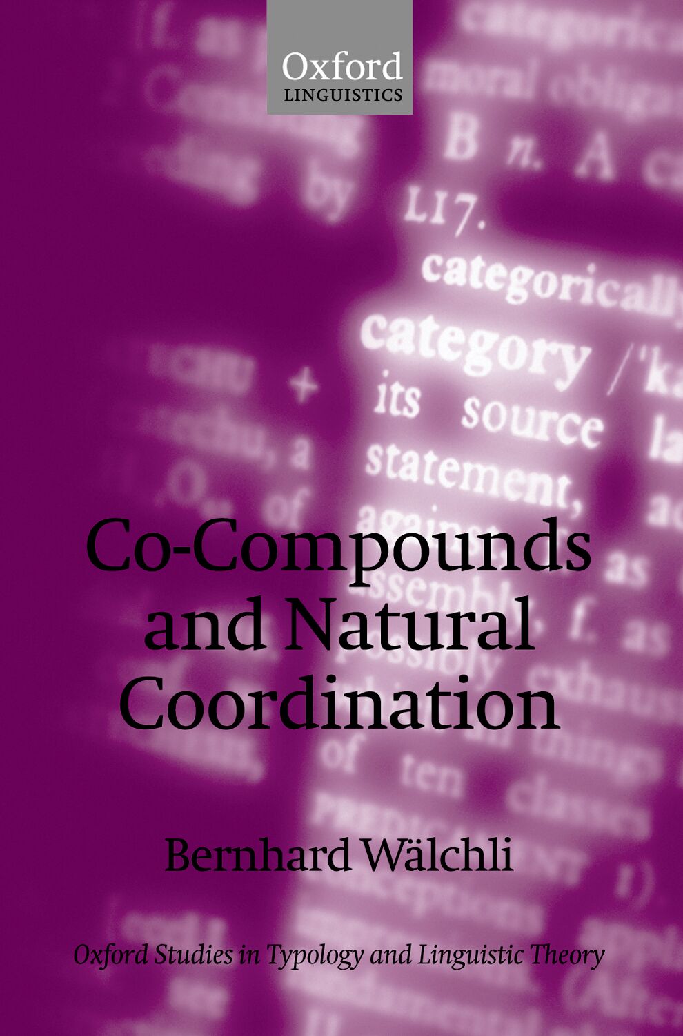 Co-Compounds and Natural Coordination book cover
