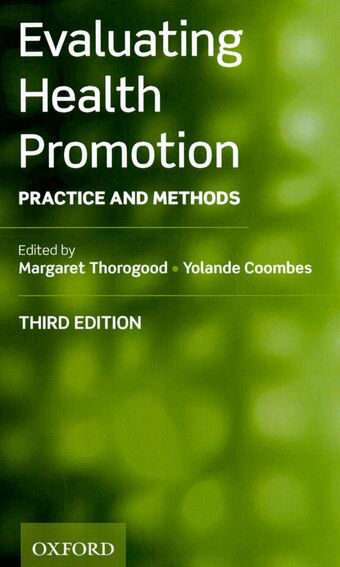 Evaluating Health Promotion book cover