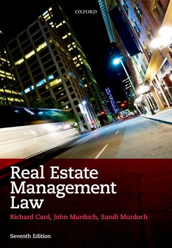 Real Estate Management Law book cover