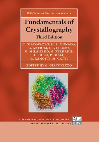 Fundamentals of Crystallography book cover