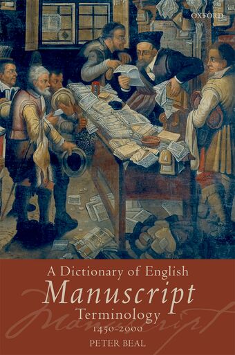 A Dictionary of English Manuscript Terminology book cover