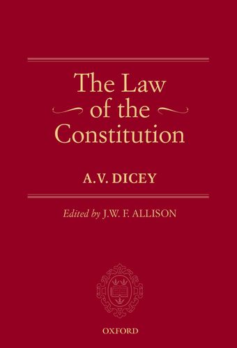 The Law of the Constitution book cover
