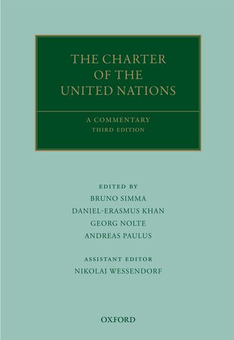 The Charter of the United Nations book cover