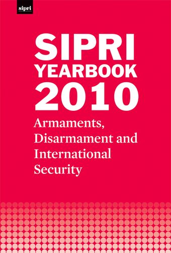 SIPRI Yearbook 2010 book cover