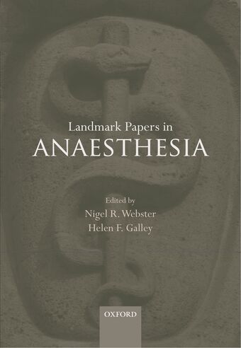 Landmark Papers in Anaesthesia book cover