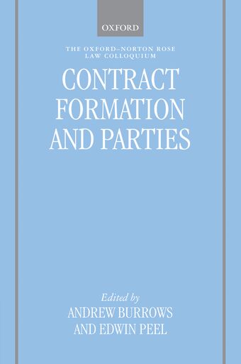 Contract Formation and Parties book cover