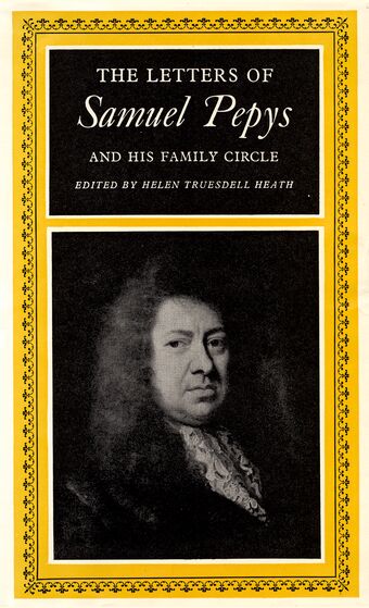 The Letters of Samuel Pepys and his Family Circle book cover