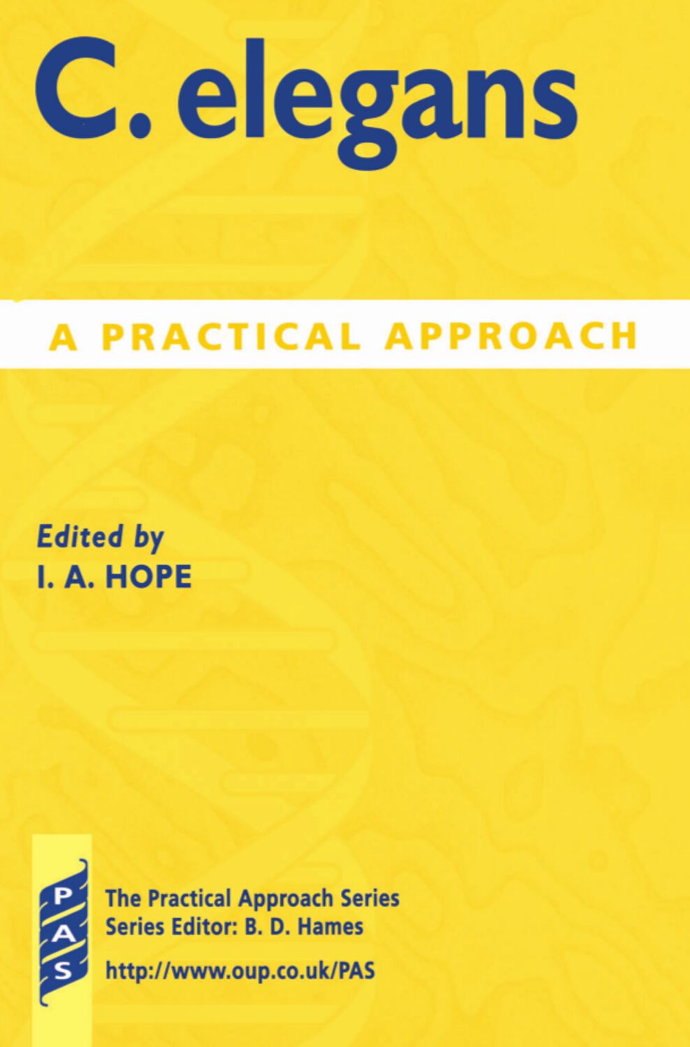 C. elegans book cover