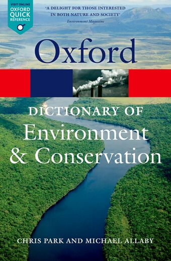A Dictionary of Environment and Conservation book cover