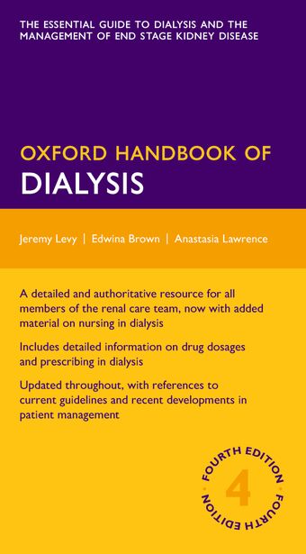 Oxford Handbook of Dialysis book cover