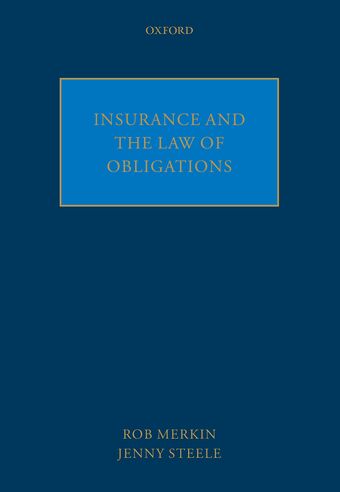 Insurance and the Law of Obligations book cover