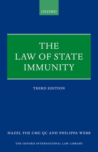 The Law of State Immunity book cover