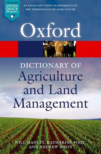 A Dictionary of Agriculture and Land Management book cover
