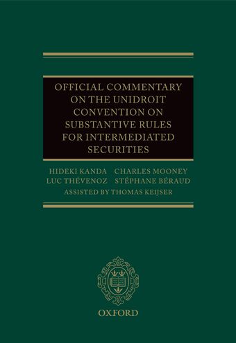 Official Commentary on the UNIDROIT Convention on Substantive Rules book cover